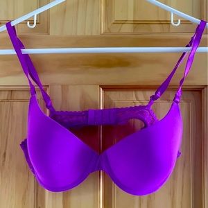 Neon purple candies bra